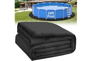 ACTREY 24 Ft Round Pool Liner Pad for Above Swimming Pools,Extends Life to The Liner|Easy to Install|Durable Eco-Friendly Material|Prevent Punctures for Hot Tub Above Ground Swimming Pool