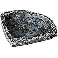 HAKCHERT Reptile Water Bowl.Reptile Corner Bowl.Rock Corner Bowl Suitable for Lizard Tortoise.Reptile Water Dish,Snake Tank Accessories,Reptile & Amphibian Habitat Décor. (Medium)