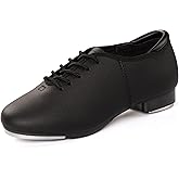Linodes Unisex-Child Lace up Tap Shoe for Girls, Boys and Kids Tap Flat