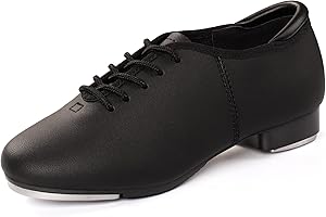 Linodes Unisex-Child Lace up Tap Shoe for Girls, Boys and Kids Tap Flat