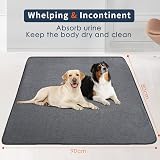 ULIGOTA Washable Dog Pee Pad 2 Pack 80x90cm Non-Slip Waterproof view 4