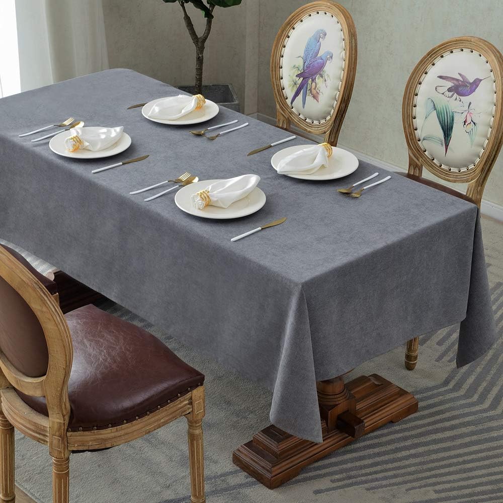 BALCONY & FALCON Rectangular Table Cloth, Waterproof & Washable, Wrinkle Resistant