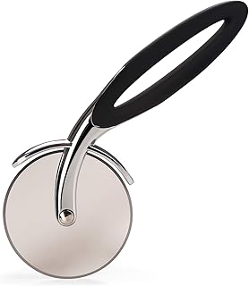 Blumtal Pizzaschneider aus Edelstahl, Pizzaroller - Pizza Cutter, Pizzamesser mit edlem Fingerschutz