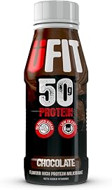 UFIT High 50g Protein Shake Chocolate Ready to Drink 8 x 500ml view 4