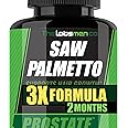THELABSMENCO 3X Formula Natural Prostate Health Supplements for Men - 1235mg Saw Palmetto Reduce Nighttime Bathroom Trips + Hair Growth/Hair Loss Prevention, 2-Mons