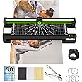 Laminator Machine for A3/A4/A6, Thermal Laminating Machine for Home Office School Use with 50 Pouches, Paper Trimmer and Corner Rounder (Green)