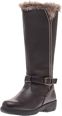 Amazon.com: Botas de invierno resistentes a la intemperie para mujer con  cremallera lateral (Debby) impermeables aisladas altas botas de invierno  para mayor comodidad, durabilidad, mantiene los pies calientes y secos,  disponible tanto
