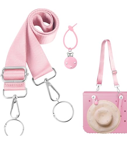 Jaende 3PCS Bogg Bag Accessories Set - Keychain, Letter, Shoulder Pad & Hook For Personalizing Beach Totes - View #6