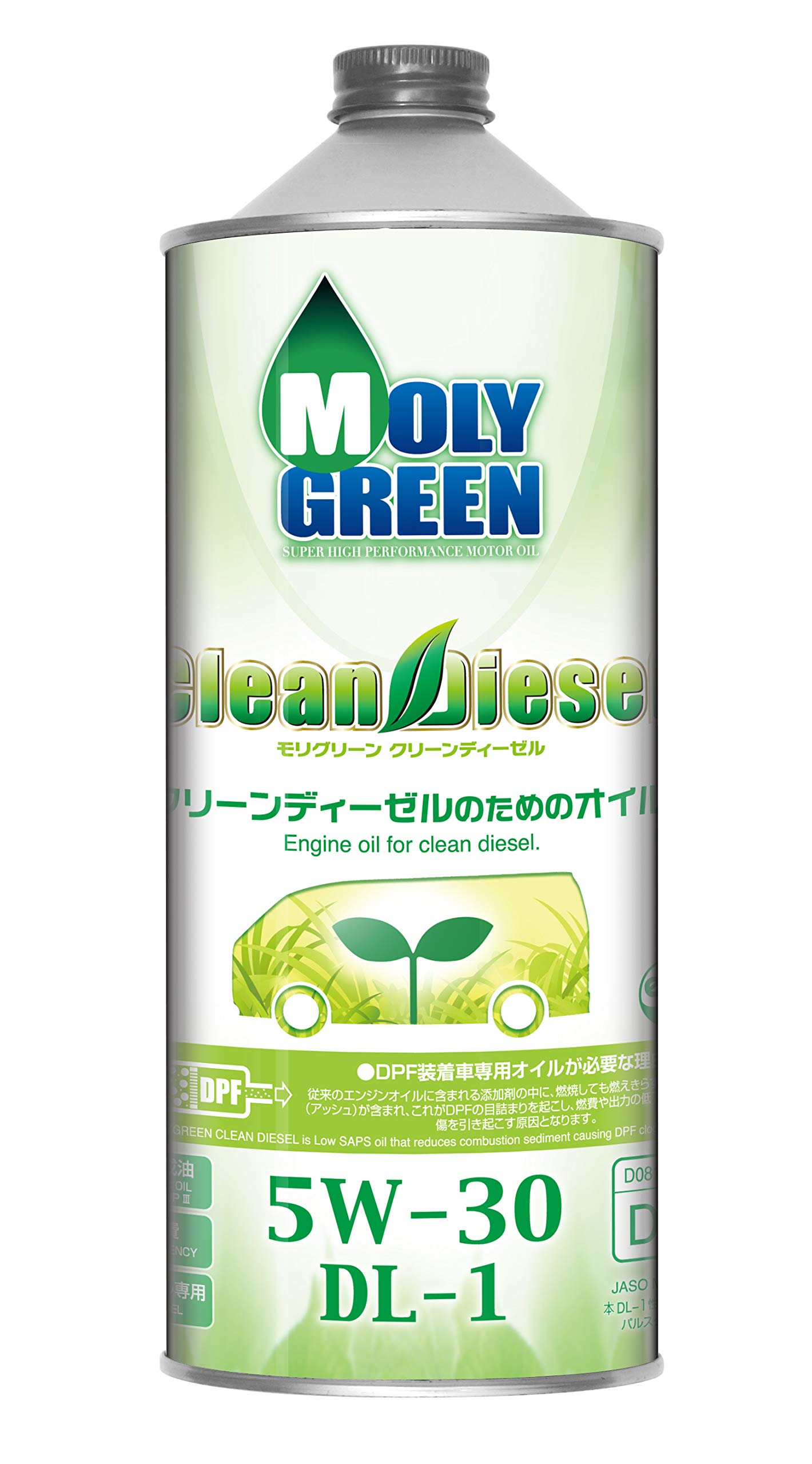 モリグリーン エンジンオイル クリーンディーゼル 5W-30 DL-1 1L 全合成油 0470124商品画像