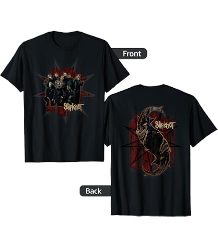 Amazon.com: Slipknot Men's Unisex-Adults Black T-Shirt with