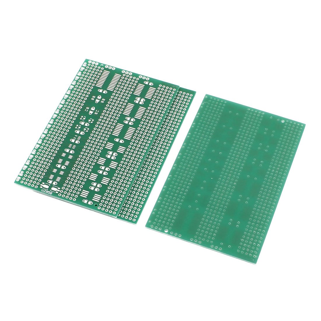 Sourcingmap 3 Pcs Single Sided Surface Mounted Devices Prototype Solderable Universal PCB Board 11x7cm