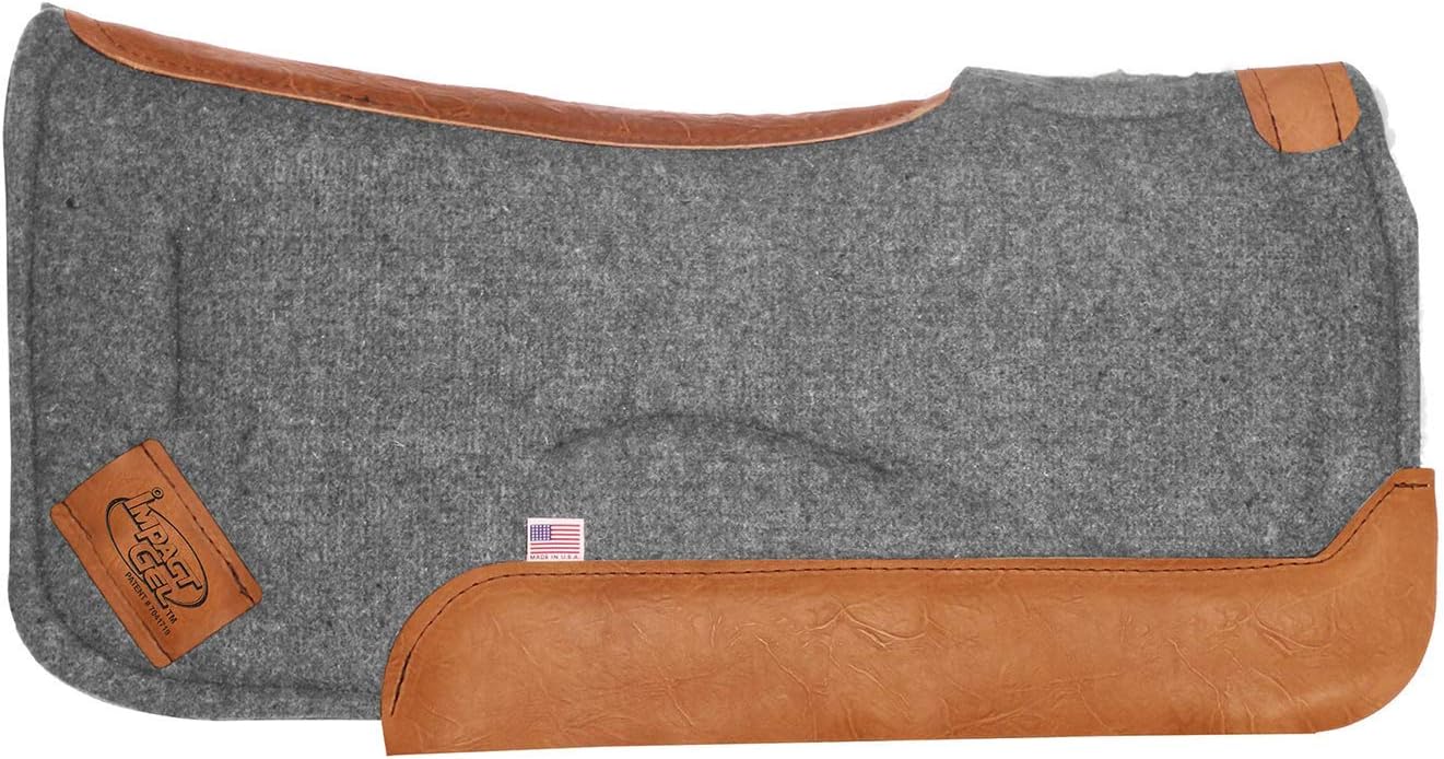 Impact Gel Contour Felt Saddle Pad Sports & Outdoors