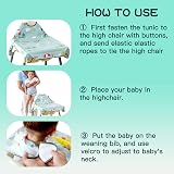 PewinGo Weaning Bib Full Cover Waterproof Long Sleeve Grey view 6