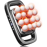 Feyano 16 Heads Massage Gun Deep Tissue Neck Massager, Valentine's Day Gifts, 16-Head Massage Gun Set for Deep Tissue, Back, Shoulders, Legs, Muscle Pain Relief, 16 Heads - Grey