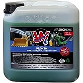 Wash Chems Pro 30 Touchless Industrial Construction Equipment One Step Detergent Soap Concentrate No Brushing, Commercial Grade Professional Auto Foam Cleaner (1 Gallon)