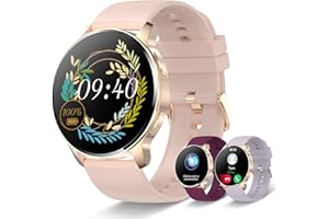 Smart Watch for Women (Make/Answer Call), 1.32" HD Full Touch Screen Smartwatch for Android iOS Phones Waterproof Fitness Tra