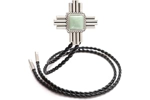 WENTUR Stone Bolo Ties for Men Western - Vintage Cowboy Bolo Tie for Women Western Costume Accessories