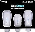 LiquiSnugs - 100% Guaranteed Leak Proof - Silicone Travel Bottles (3 PACK) TSA Approved - by TravelSnugs