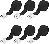 zeyedemo 6Pcs Ratchet Tie Down Straps 2m x 25mm Heavy Duty Cam Buckle view 1