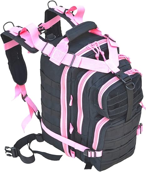 pink tactical backpack