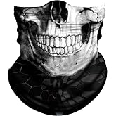 Obacle Skull Face Mask for Dust Wind Sun Protection Men Women Motorcycle Riding