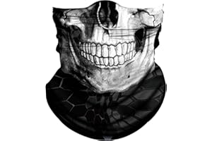 Obacle Skull Face Mask for Dust Wind Sun Protection Men Women Motorcycle Riding