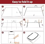 Vinsani Foldable Picnic Blanket 170 x 130 cm Pink Stripe Anti Slip Waterproof view 9