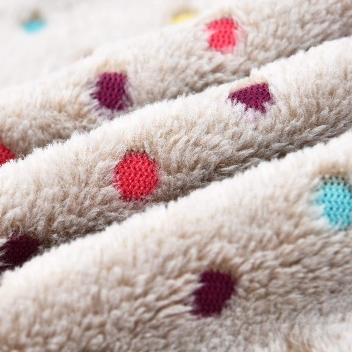 PAWZ Road Pet Dog Blanket Fleece Fabric Soft and Cute Grey L : Pet Supplies