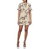 Trina Turk Women's Short Ruffle Sleeve Mini Dress
