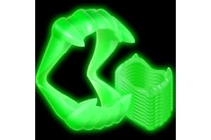 Seifar 12/30/50/108PCS Glow in the Dark Vampire Plastic Fake Fang Teeth Halloween Costume Prop Goodie Bag Filler Party Favor