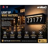 5 CCT Outdoor Solar LED Wall Address Light by Artika