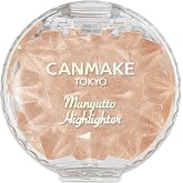 CANMAKE Munyutto Highlighter, Water Proof, Hydration, Luster 0.13 oz (3.8 g) (03 Warm Rutile)