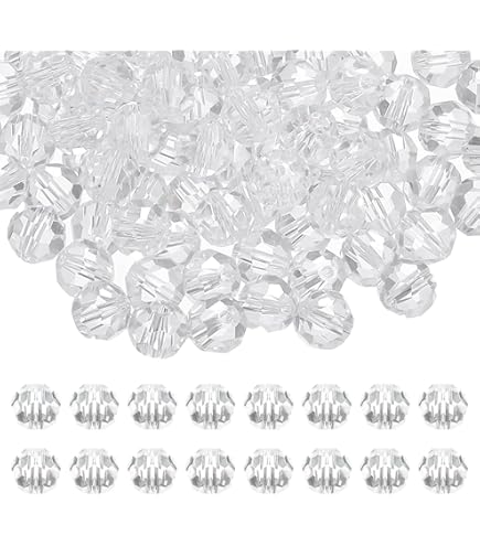 Perles En Cristal Facettées Jade Rose - 75 Pièces, 8 Mm De Diamètre, 5 Mm D'épaisseur - Pour Bracelets, Colliers, Artisanat