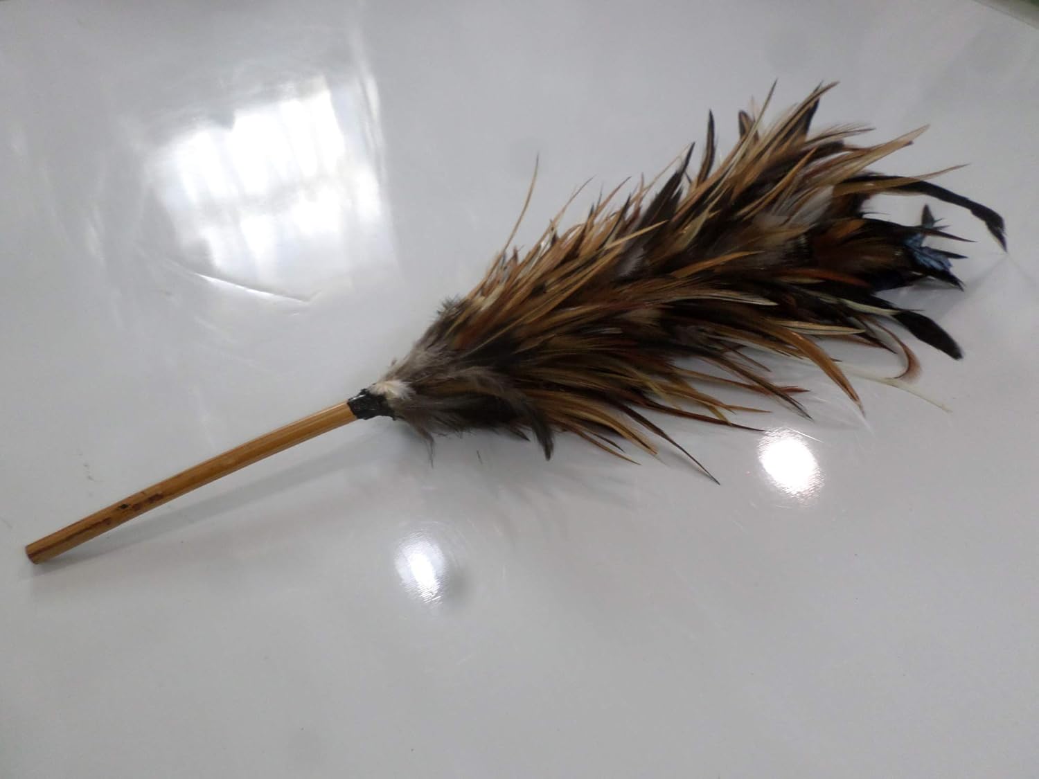 Real chicken rooster feather duster 17 inch Everything Else