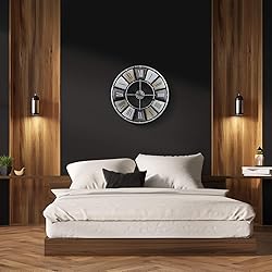 Sorbus Decorative Large 24-Inch Wall Clock for