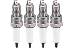 SYKRSS DPR7EA-9 Spark Plugs 4 Pack - Compatible with Honda Compatible with Yamaha Compatible with Suzuki for Triumph Compatib