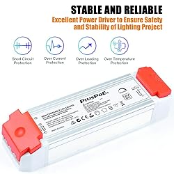 PLUSPOE 60W 12V Dimmable LED Driver