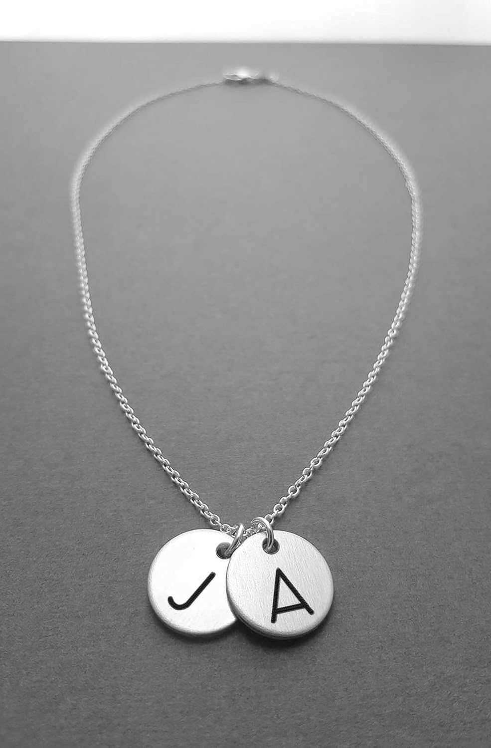 Initial Necklace, Personalized Monogram Necklace, Custom