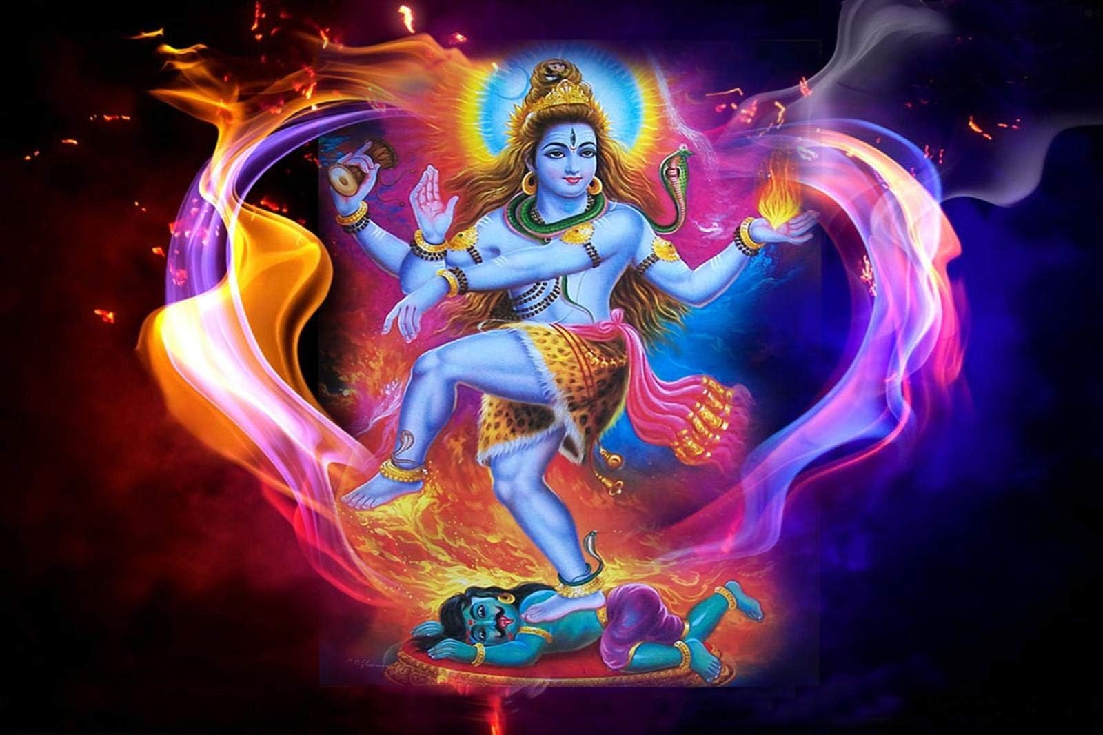 Puzzle 1000 Pieces Adult Puzzles Wooden Jigsaw-Indian Shiva- Art DIY Leisure Game Fun Toy Gift Suitable Family Friends