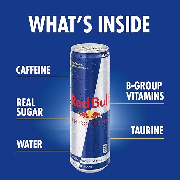 RED BULL ENERGY DRINK, 16 FL OZ