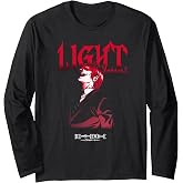 Death Note Light Yagami Laughing Anime Long Sleeve T-Shirt
