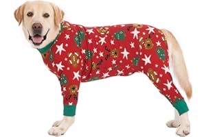 kzrfojy Dog Recovery Suit for Dogs After Surgery Female Male Medium Large Dog Neuter Spay Onesie for Shedding Prevent Licking Surgical Wound Dog Cone Alternative