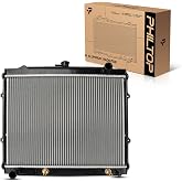PHILTOP Car Radiators Compatible with 1992-1995 4Runner 2.4L 1984-1995 Pickup (15-3/4 in. Between Tanks) CU945