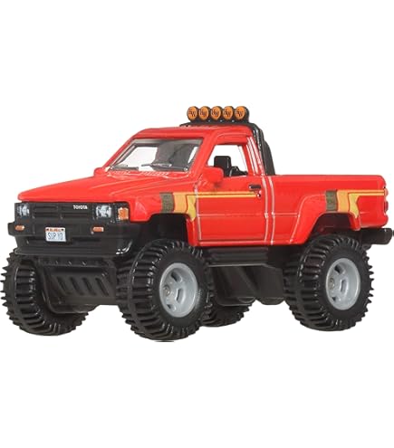 ホットウィール　バックトゥザフュチャー1987トヨタピックアップトラックカスタム Amazon.com: Hot Wheels HKC20 Retro Entertainment Back to The