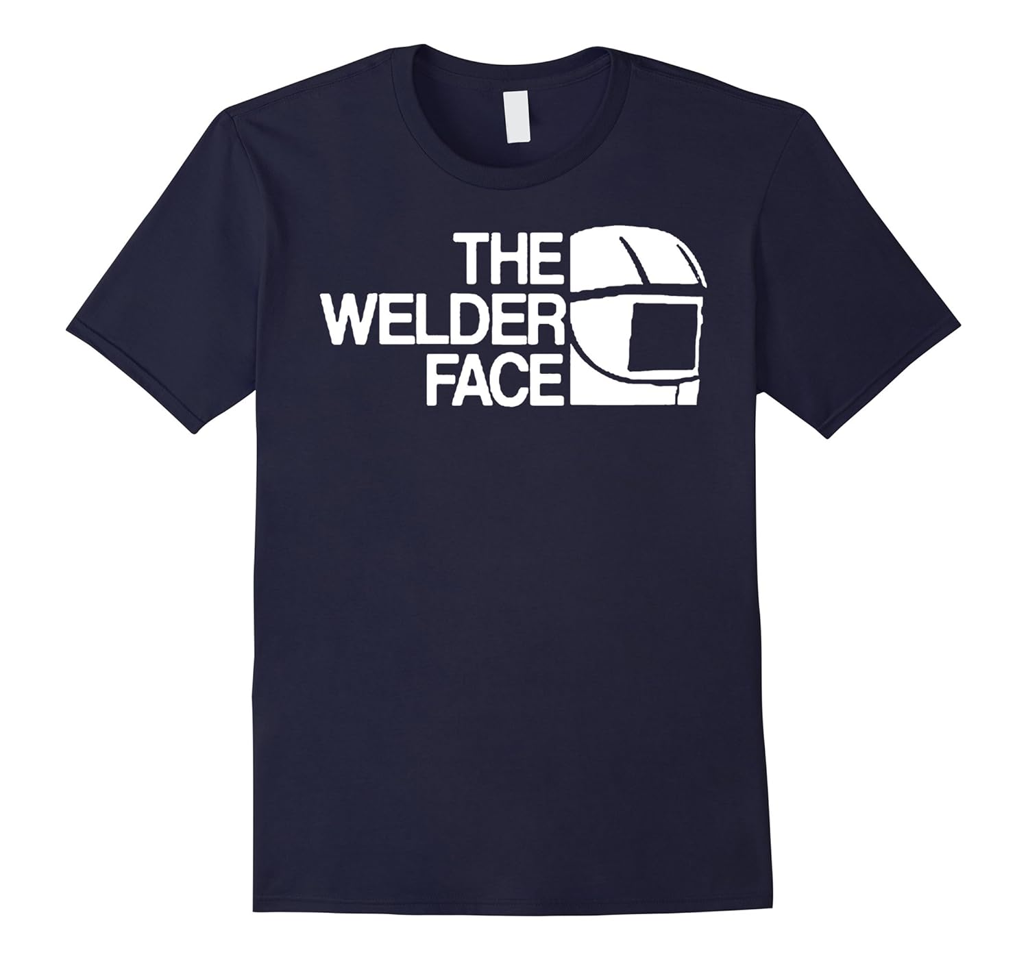 Funny Welder Shirt The Welder Face T-Shirt-Rose