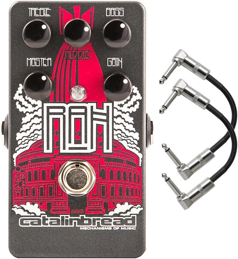 Catalinbread Royal Albert Hall WIIO RAH Hiwatt Emulation Guitar Effects Pedal with Patch Cables