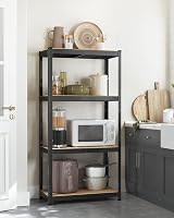 SONGMICS 4-Tier Steel Shelving Unit 520 kg 40x80x160 cm Black GLR044B01 view 9