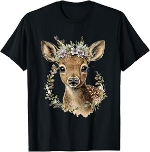 Love deer Women shirt, deer tshirt for girls women kids men T-Shirt