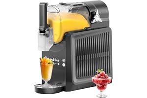VNN Slushie Machine - 92 oz Slushy Machine for Home No Ice Needed, Frozen Drink & Slushie Machine, 5 Preset Programs, Auto-Clean, Suitable for Margaritas, Smoothies, Milkshakes, Black