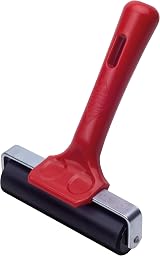Essdee Ink Roller Brayer 100mm Machine-Ground Steel Shaft Made in UK view 3